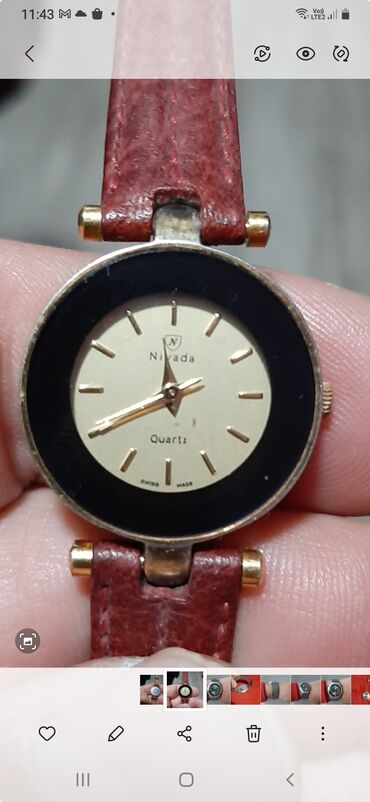 Ručni satovi: Original sat Pozlacen Nivada ispravan sa ima masinu zlatnu Ronda made — 4