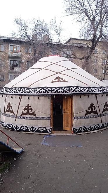 Спорт жана хобби: Боз үйлөрдү ижаралоо, Каркасы Жыгач, 75 баш, Самоор, Үстөл, Полу менен — 2