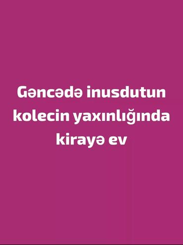 novxani kiraye evler: 100 kv. m, 3 otaqlı, Qaz, İşıq, Su