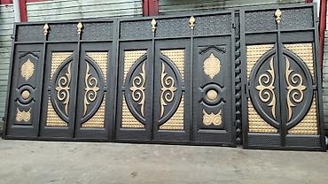 Распашные ворота: Ворота, откатные, распашные, металл России, доставка, установка — 11