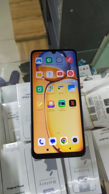 Redmi: Redmi, Redmi 13C, Б/у, 128 ГБ, цвет - Черный, 2 SIM