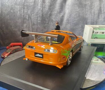 Avtomobil modelləri: Коллекционная модель Toyota Supra A80 Orange 1995 Jada Toys Art — 17