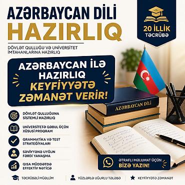 Digər xidmətlər: 🎓 Dövlət qulluğu və universitetlərə qəbul imtahanına hazırlaşmaq — 2