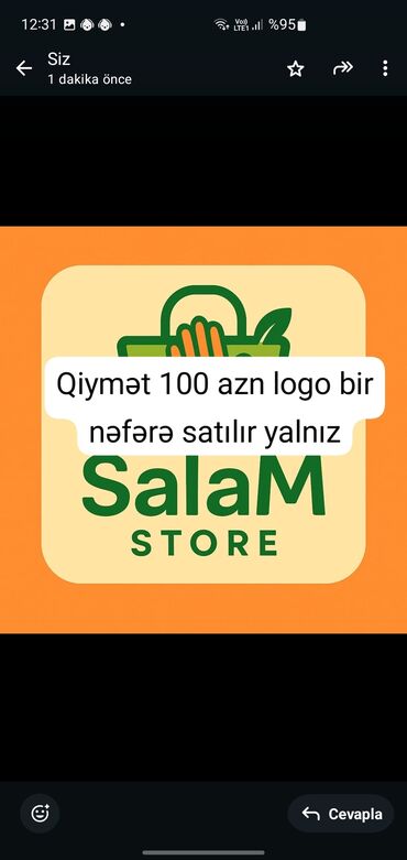 вакансии менеджер интернет магазина: Salam Store loqosunu təklif edirəm. Tərəvəz və meyvələrdən ibarət
