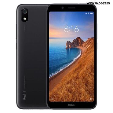 тел ми: Xiaomi, Redmi 7A, Колдонулган, 32 GB, түсү - Кара, 2 SIM