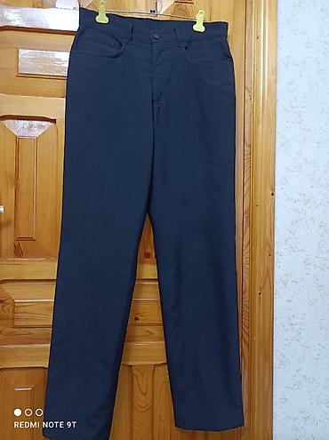 acne studio: Мужские брюки ALBERTO, тёмно-синие - Прямой крой, средняя посадка - — 1