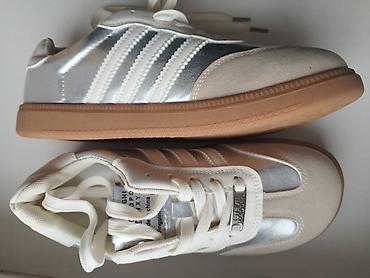 комбинация: Кроссовки, 39, Steve Madden, Новый, цвет - Серебристый, Самовывоз — 1