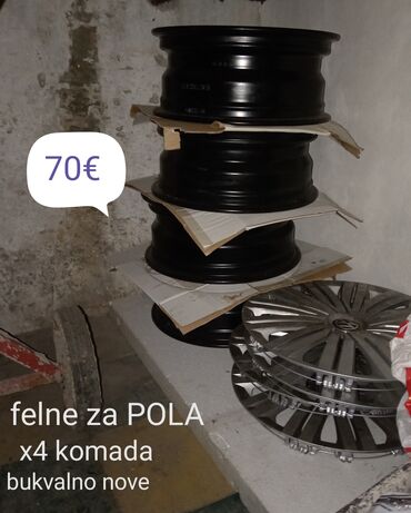 originalni cepovi za alu felne: Felne x4 kom čelične bukvalno nove 70€ Beograd skinute sa POLA