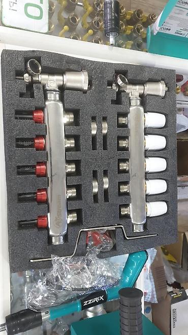 Другая сантехника: Коллектор отопления Frados из нержавеющей стали с расходомерами и — 2