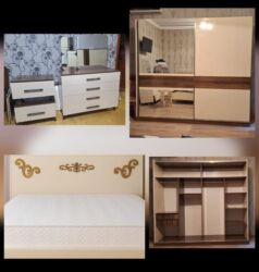 Çarpayılar: İkinəfərlik çarpayı, Dolab, Termo, 2 tumba, İşlənmiş