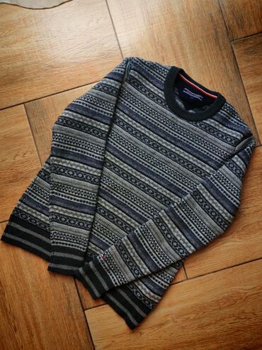 muski satovi sve marke: Sweater, L (EU 52), Tommy Hilfiger, color - Multicolored, Wool