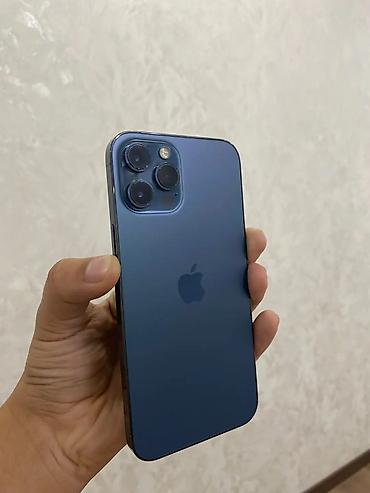 IPhone 12 Pro Max, Б/у, 256 ГБ, Blue Titanium, Зарядное устройство, Чехол, Кабель, 100 % at lalafo.kg IPhone 12 Pro Max, Б/у, 256 ГБ, Blue Titanium, Зарядное устройство, Чехол, Кабель, 100 %