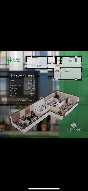 Новостройки от застройщика: Строится, Элитка, 2 комнаты, 81 м² — 2
