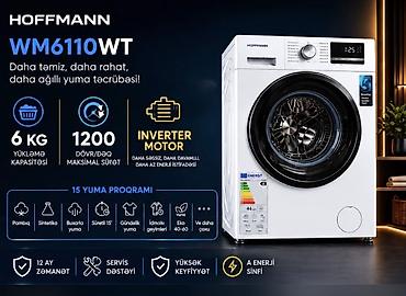bos keys: Hoffmann WM6110WT paltaryuyan maşın - Yükləmə: 6 kq - Fırlanma — 1