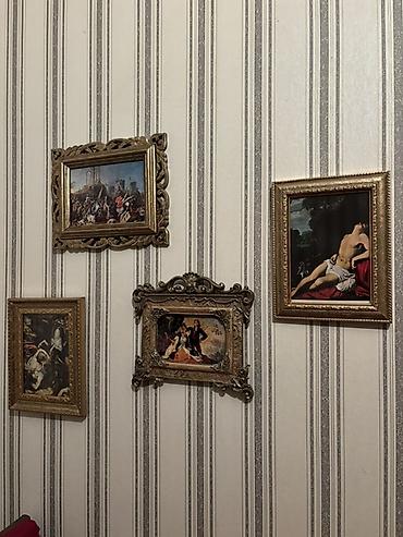 Klassik üslubda çərçivəli dekorativ tablo dəsti - Dörd ədəd asılqan lalafo.az -da Klassik üslubda çərçivəli dekorativ tablo dəsti - Dörd ədəd asılqan