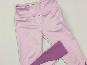 białe spodenki dla dziewczynki: Leggings for kids, 5-6 years, 110/116, condition - Very good