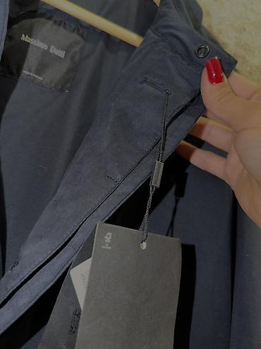 Kişi geyimləri: Palto, Massimo Dutti, XL, rəng - Göy — 4