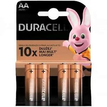 Baterije: Duracell AA alkalne baterije – pakovanje 4 kom - Tip: AA — 8