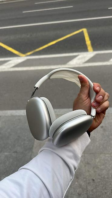 airpods max replika: İşlənmiş Simsiz (Bluetooth) Qulaqcıqlar, Apple, rəng - Gümüşü — 3