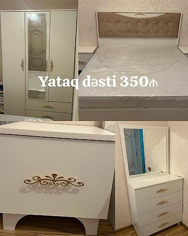 İkinəfərlik çarpayı, Dolab, Termo, 2 tumba, İşlənmiş — 1