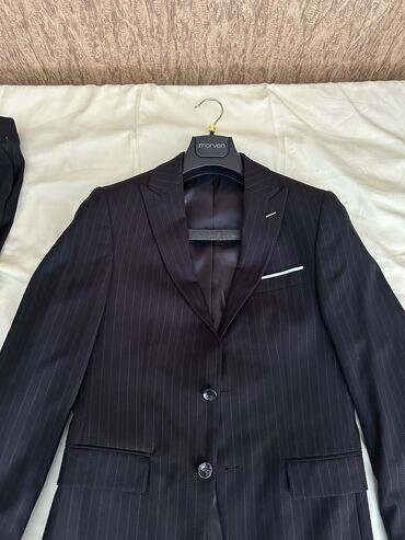 мужская одежда осенняя: Костюм S (EU 36), M (EU 38), цвет - Черный