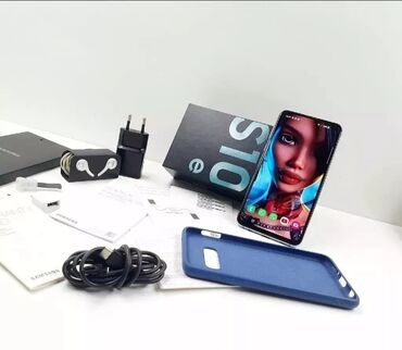 самсунг с 24: Samsung Galaxy S10e, Б/у, 256 ГБ, цвет - Синий, 2 SIM