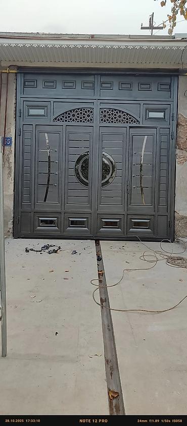 Распашные ворота: Ворота Ош Кованые ворота и калитки для частного дома - Материал — 1