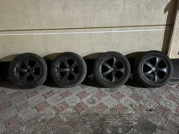 колёса на мотоблок: Колеса в сборе 225 / 55 / R 16, Лето, Б/у, Комплект, Легковые, Литые, отверстий - 5