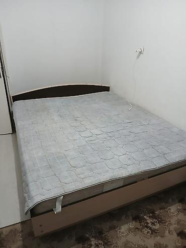 Двуспальная кровать с матрасом - Размер спального места at lalafo.kg Двуспальная кровать с матрасом - Размер спального места