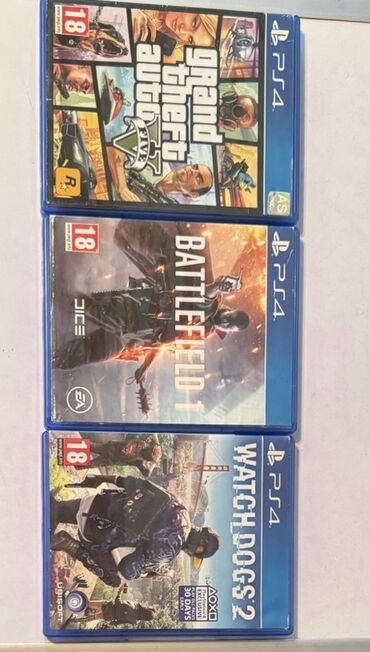 gta 5 diskinin qiymeti: PS4 oyun diskləri, yaxşı vəziyyətdədirlər. Cuzi cızıqları var, amma