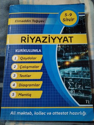 www araz edu az test bank cavablari: Riyaziyyat (Elməddin tagıyev) 5-9(test kitabı 13.50azn almısam 10a