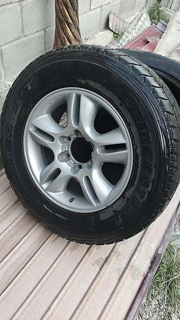 внедорожная: Колесо в сборе(запаска): шина Bridgestone Dueler A/T + диск от Lexus — 1