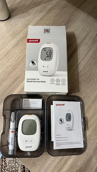 Глюкометрлер: Продаю абсолютно новый Глюкометр Yuwell ACCUSURE 710 Комплект: - — 1