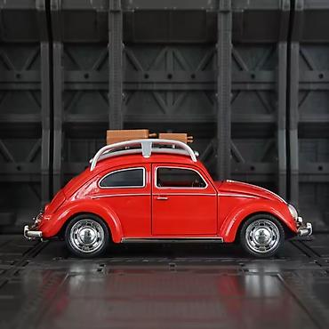 Avtomobil modelləri: Qırmızı klassik “Beetle” miniatür model avtomobil - Kolleksiya və — 10