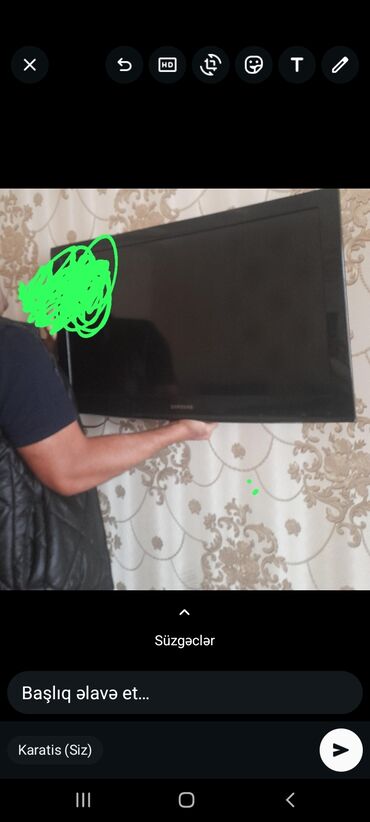 Qaşıqlar: Televizor Samsung LCD HD (1366x768)