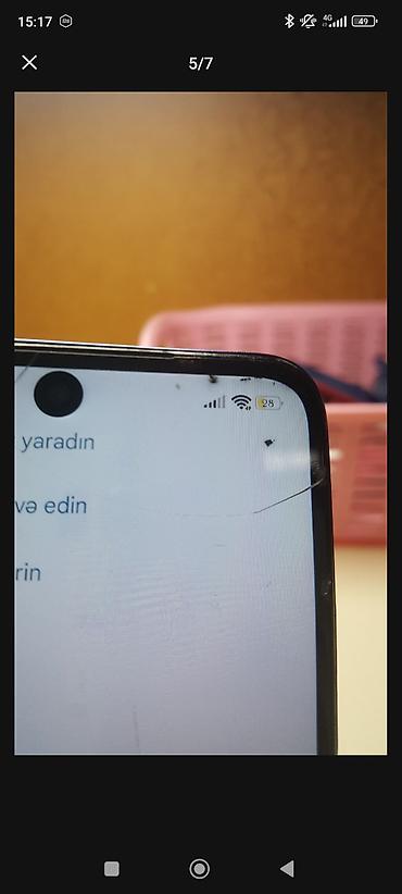 z flip 7: Xiaomi 128 GB, rəng - Mavi, 
 Qırıq, Barmaq izi, İki sim kartlı — 1