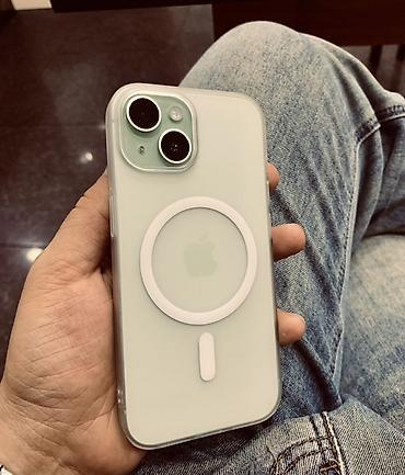 iphone 15 max: IPhone 15, 128 GB, Yaşıl, Simsiz şarj — 1