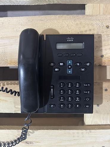 c33 telefon: Stasionar telefon Cisco, Simli, İşlənmiş, Ünvandan götürmə — 2