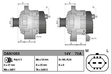 tomos agregat: ALTERNATOR OPEL ASTRA H | SVI DELOVI SU NOVI I ORIGINALNI!   — 3