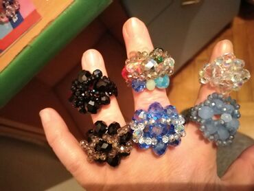 Prstenje: Ženski prsten, Handmade, Materijal: Kristal, Cirkon — 12