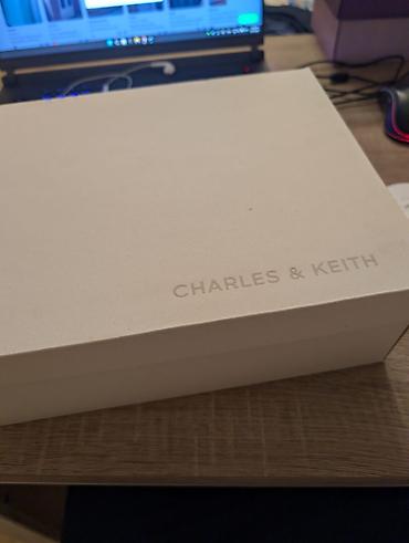Basanoşka və səndəllər: Charles&Keith, Ölçü: 36, rəng - Gümüşü, Yeni — 3