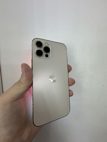 купить бэушный iphone 7: IPhone 12 Pro, Колдонулган, 128 ГБ, Алтын, Коргоочу айнек, Каптама, 79 %