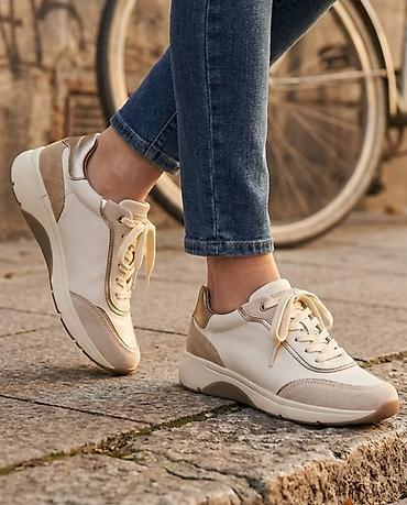 converse patike duboke: Dame patike – bež/krema tonovi sa detaljima u svetlo zlatnoj i pesak — 2