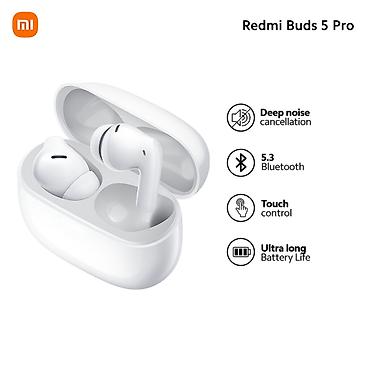 redmi buds 4 pro: İşlənmiş Simsiz (Bluetooth) Qulaqcıqlar, Xiaomi, rəng - Ağ — 2