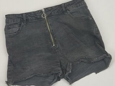 spódniczka czarne skórzane: Shorts, FBsister, L (EU 40), condition - Good