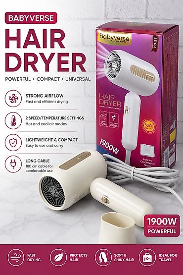 №: 6281 Məhsulun adı: Fen BaByVerse SE-CO 1900W Brend: BaByverse
