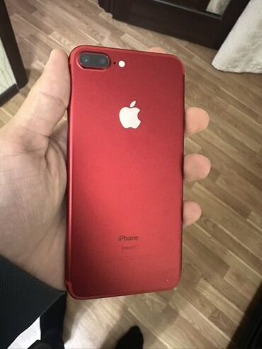 Apple iPhone: IPhone 7 Plus, 128 GB, Qırmızı, Barmaq izi