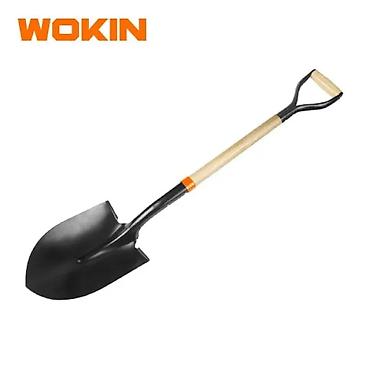 Инструменты: WOKIN Qısa Dəstəkli Kürək – 215×290×1020 mm WOKIN 577001 polad kürək — 1