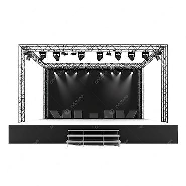 alien stage: Сцена подиум сахна Мобильная подиум‑сцена с алюминиевым фермовым — 4