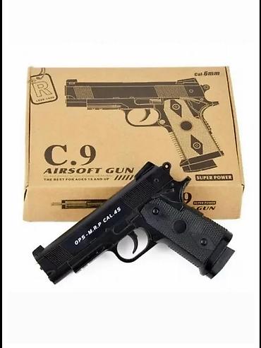 арбизовый пистолет: Airsoft Gun C.9 железный игрушечный пистолет! Полностью из металла в — 5
